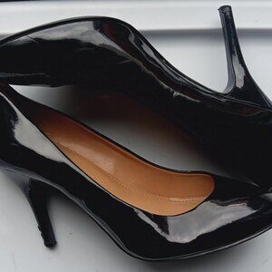 "J-Crew" black stilettos